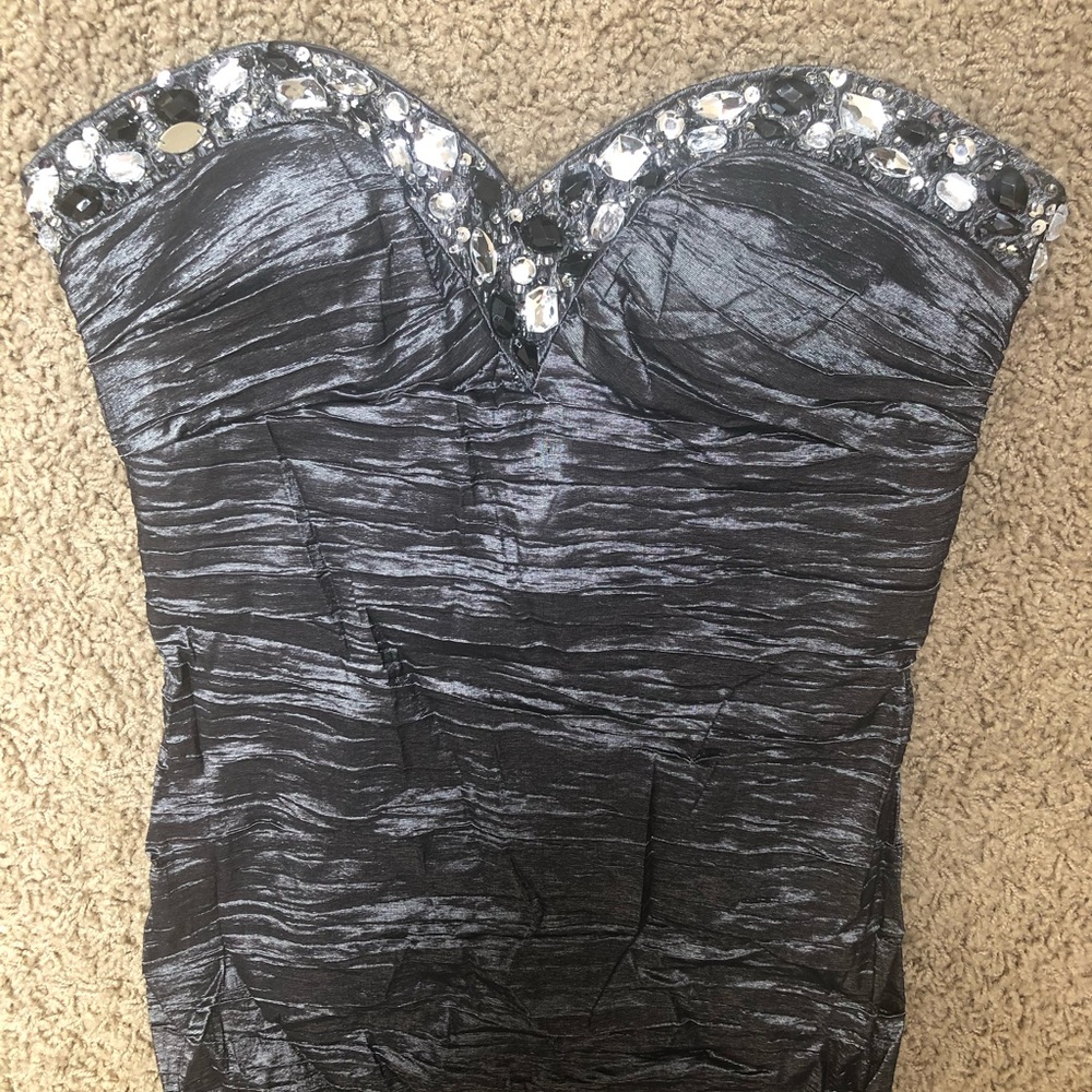 Metallic Formal Dress - Picture 2 of 4